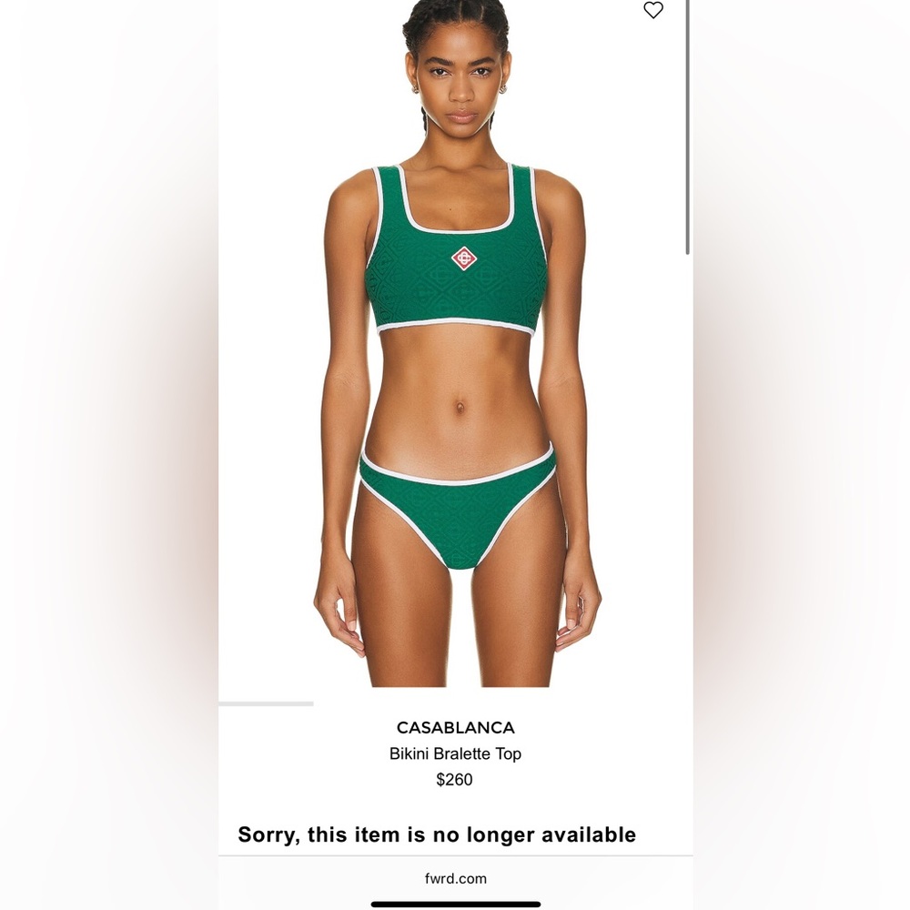 Casablanca Green Bikini Set